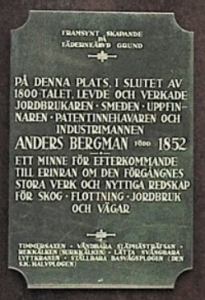 Text på Bergmans monumentet i Hennan